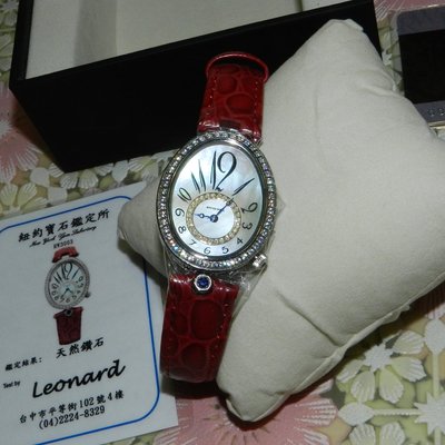 p69 情人節 超高cp值全新盒裝 ROUND WELL浪威錶 璀璨真鑽腕錶 女錶.網拍最低價3188元.