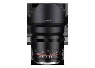 Samyang 16mm T2.2 ED AS UMC lens for MFT(保固2個月)
