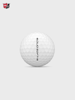 高爾夫球Wilson威爾勝新款DUO SOFT+二層球打感軟距離遠距離高爾夫球