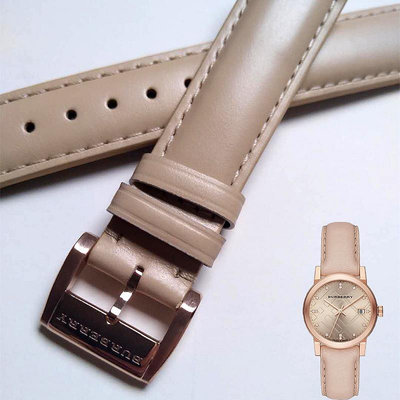 巴寶莉錶帶適配BU9131BU91079109駝色牛皮錶帶18mm女款-3C玩家