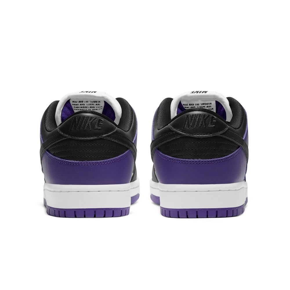 預購商品】NIKE SB DUNK LOW PRO COURT PURPLE 白黑紫【BQ6817-500