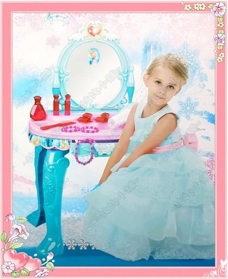【比比小舖】兒童 冰雪 夢幻 公主 雪花 家家酒 玩具 化妝台組 吹風機 抽屜 音效 聲光 感應 交換 生日 聖誕 禮物