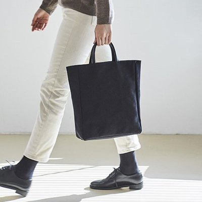 【極簡時尚】韓國原創簡約帆布包公文包上班通勤手提包