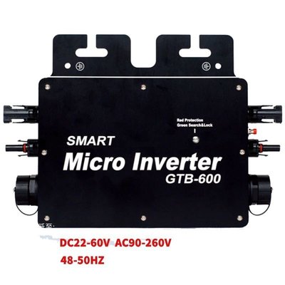 特賣- 光伏逆變器GTB600w700W足功率發電并網微型逆變器制定0EM逆變器