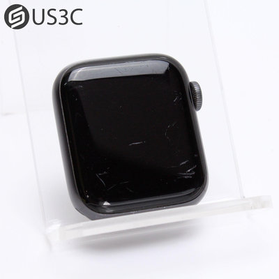 【US3C-台南店】【一元起標】台灣公司貨 Apple Watch 6 40mm GPS 太空灰 鋁金屬錶框 光學心率感測 防水50公尺 二手智慧穿戴裝置