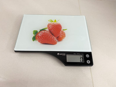 KINYO 耐嘉DS-006 電子料理秤/強化玻璃秤面/料理/烘焙秤/中藥秤/1g~3kg