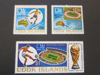 【雲品五】庫克群島Cook Islands 1974 Sc 403-405 set MNH 庫號#B515 63072