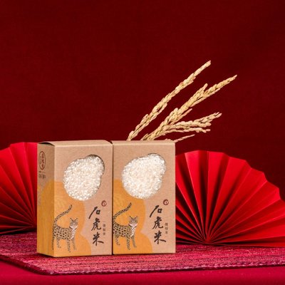 石虎米 -白米/糙米300克X50盒組合 台灣藍鵲茶/石虎米