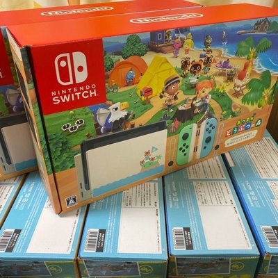 台北市 現貨 日版 任天堂 Nintendo Switch 限量主機 集合啦 動物森友會 動物之森 內建遊戲 同梱組