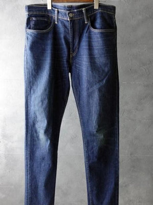 LEVI'S 512 藍系刷紋 合身窄管 彈性牛仔褲 34腰