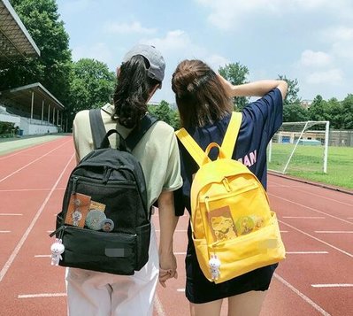 FINDSENSE X 韓國 女款 流行時尚 學院風 學生書包 閨蜜包 帆布包 後背包 雙肩背包