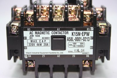 HITACHI 日立 電磁接觸器 K15N-EPW AC100-110V