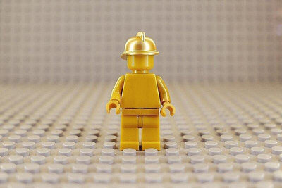 LEGO 樂高 城市系列人仔 CTY989 隊金色雕像 60207 LG713