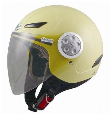 GP-5 322  3/4罩式 半罩 安全帽 小帽體 內襯全可拆 黃
