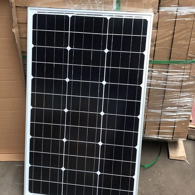 廠家出貨現貨直銷 限時免運全新單晶200w瓦太陽能板家用12v24V光伏發電100w蓄電太陽能電池板