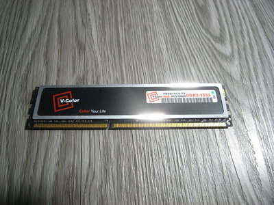 二手 V-Color 2GB DDR3-1333 PC3-10600 雙通道散熱片記憶體 2G