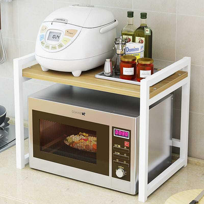 置物架 烤箱 櫃子 便攜式 桌子 廚房置物架微波爐架子廚房用品落地式多層調味料收納架儲物烤箱架