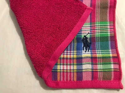 日本手帕  擦手巾  方巾 Ralph Lauren no.104-25 26x26.5cm
