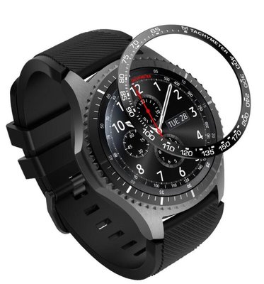 shell++Samsung Galaxy Watch 42mm Gear Sport 不銹鋼齒輪運動錶框 防刮【NINKI嚴選】