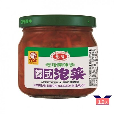 ◎緣和健康生活坊◎【愛之味】韓式泡菜190g(12入)