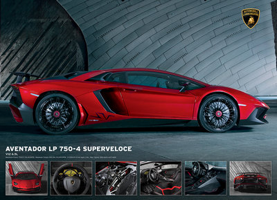 6000-0871 1000片美國進口拼圖 EUR 跑車 藍寶堅尼 Lamborghini LP750-4