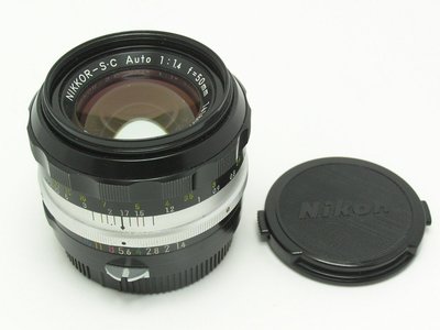 尼康 Nikon NIKKOR S.C Auto 50mm F1.4 大光圈 人像標準鏡頭 全片幅 轉接 (三個月保固)