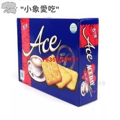 韓國進口海太ACE蘇打餅乾364g盒裝梳打薄脆早餐休閒小 品