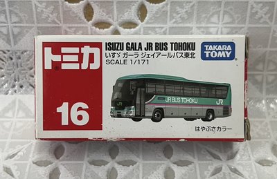 《HT》 純日貨TOMICA 多美小汽車 NO16絕版ISUZU GALA JR BUS TOHKU 438922