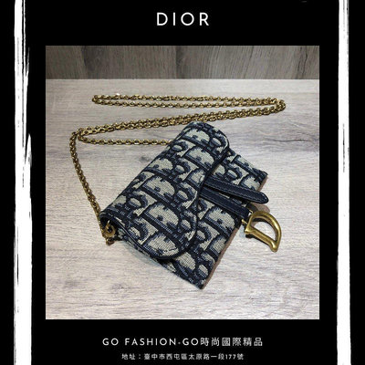 Dior Saddle Nano 小袋/鏈帶卡包/零錢包