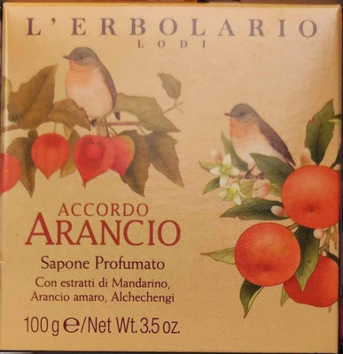 專櫃 義大利 植物皂 L'ERBOLARIO 蕾莉歐 橙香柑橘香氛植物皂
