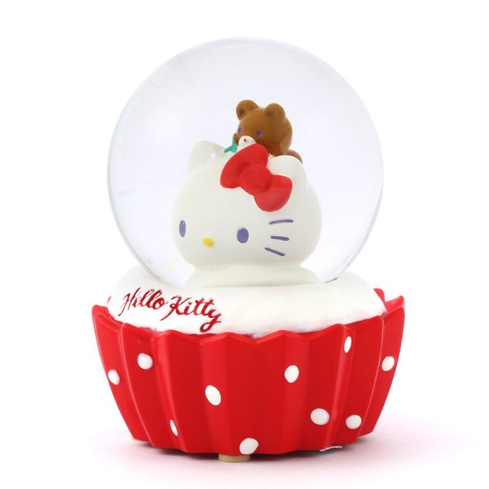 讚爾藝術 JARLL~Hello Kitty45週年 小熊甜心 水晶球擺飾(KT18118)三麗鷗 KT系列 現貨+預購