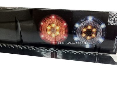 LFM燻黑LED雙色反光片警示燈FIGHTER6/新勁戰/Racing/RSzero/VJR/NEW CUXI/SMAX