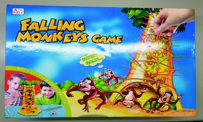 【桌遊】2手~Falling Monkeys Game 翻滾吧猴子(翻斗猴子)