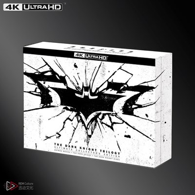 4K蝙蝠俠黑暗騎士三部曲UHD限定版藍光碟電影BD100正版品質保障