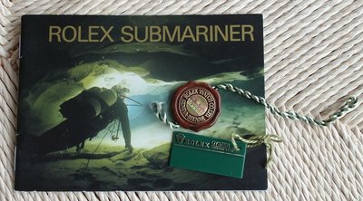1990 Rolex 勞力士 Submariner 德文手冊, 譯本, 紅綠吊牌, 5513, 16610, 16600