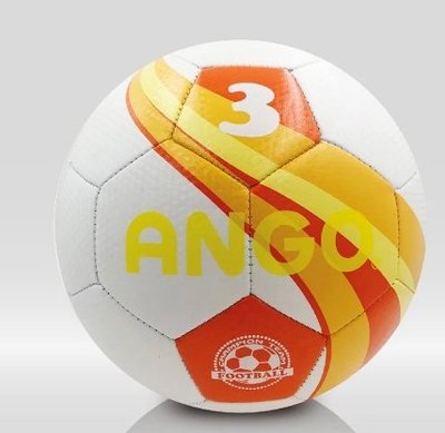 便宜運動器材ANGO MS3AGKIDSD2-WY(白黃) KIDS -CTPU 幼童專用輕量足球 安全 低彈跳輕量化