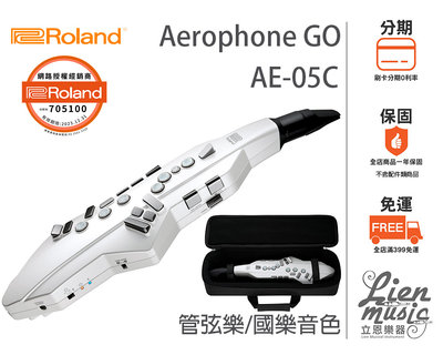 立恩樂器》含發票分期0利率 Roland Aerophone GO AE-05C 電吹管 含國樂音色 AE05C