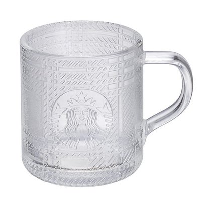 星巴克 透明格紋女神玻璃杯 Starbucks 2020/12/28上市
