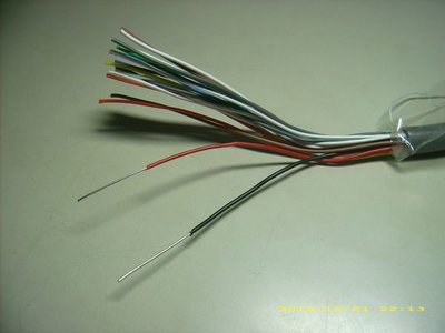 10P 10對 通信電纜 5公尺 20C 電話電纜 20芯0.6mm*19+0.8*1 PE/PVC對講機專用電纜