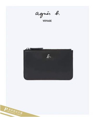 雅格時尚精品代購agnes.b 簡約時尚 新款零錢包(黑)卡包 日本Outlet代購