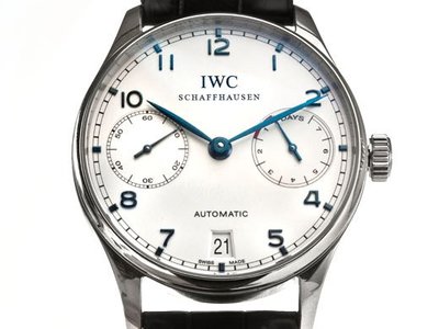IWC 萬國大葡萄牙系列七日鍊不鏽鋼自動腕錶
