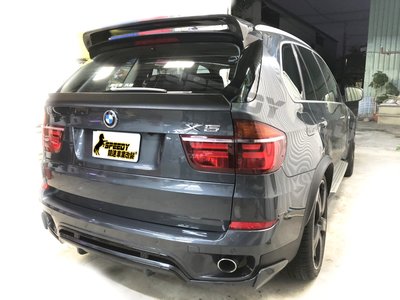 BMW E70 X5 小改款  碳纖維 carbon尾翼