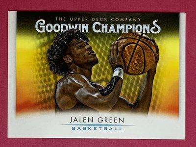 橫版 2021 Upper Deck Goodwin Champions #90 Jalen Green