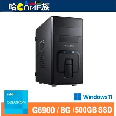 [哈Game族]Genuine 捷元 12代 正版Win11 PRO/G6900 /8G/500GB SSD/DVD 電