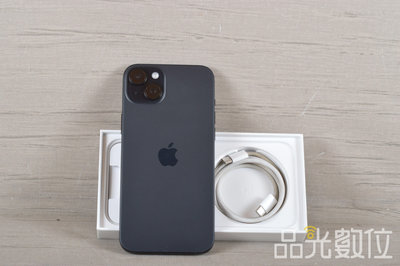 【台中品光數位】Apple iPhone 15 Plus 128G 6.7吋 黑色 A3094 #125373K