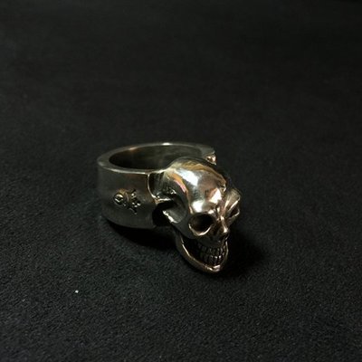 造夢師 獨家代理 rock satan工作室 復刻銀飾鼻祖Gaboratory 經典微笑骷髏 戒指