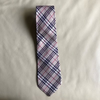[品味人生]保證正品 Burberry 經典格紋 手打領帶 領帶  (2)