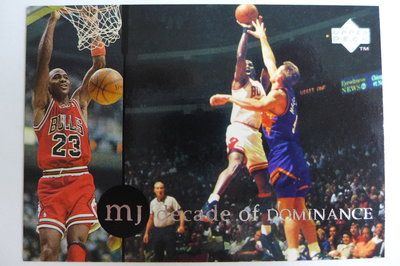 ~Michael Jordan~decade of DOMINANCE 籃球之神.空中飛人/喬丹 NBA經典球員卡~27