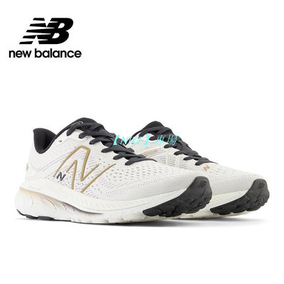 【NIKE 專場】【New Balance】 NB 慢跑鞋_女性_白棕色_W860U13-D楦 860