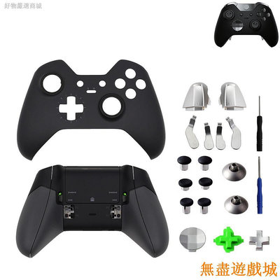 鴻運遊戲品質升級Xbox elite精英一代手柄LB按鍵RB撥片車輪底座十字馬賽克外殼配件